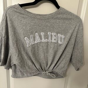 Forever21 Malibu cropped tee